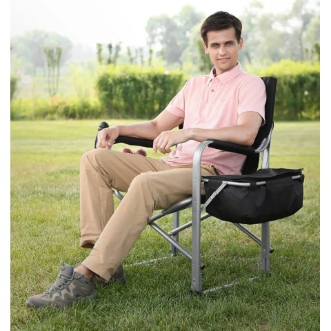 Стул раскладной KingCamp Director Chair Black/Mediumgrey
