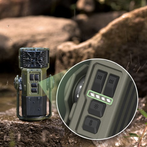 Фумігатор-ліхтар-powerbank кемпінговий Flextail Evo Repel, чорний