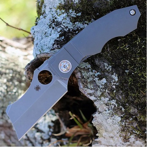 Нож Spyderco Stovepipe CPM 20CV Titanium