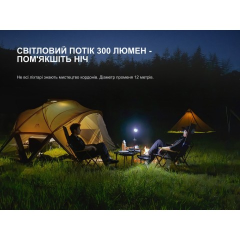 Ліхтар кемпінговий Fenix CL20R V.2.0, чорний