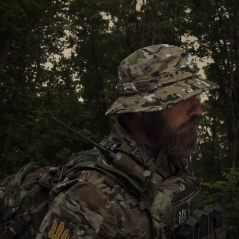 Підсумок Ukrarmor для рації. Кріплення Molle. Cordura 500D Мультикам