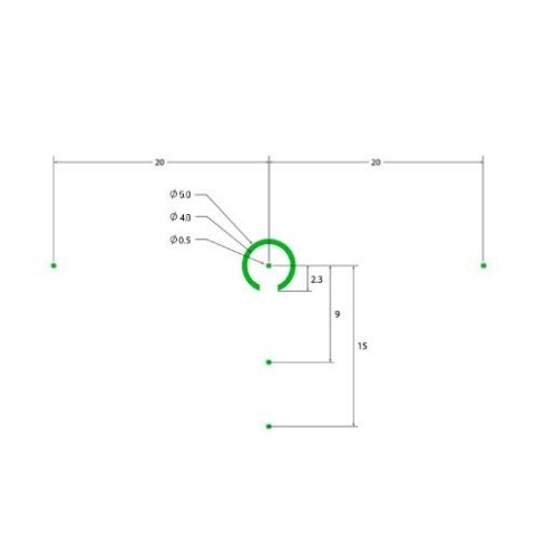 Приціл коліматорний SIG Optics ROMEO4H 1x20mm,GREEN HORSE SHOE DOT, 0.5 MOA ADJ