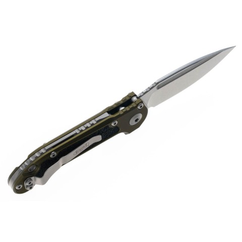 Нож Microtech L.U.D.T. S/E Gen III,  stonewash клинок, руків'я  OD Green