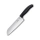 Кухонний ніж Victorinox SwissClassic Santoku лезо 17см з чорн. ручкою (блістер)