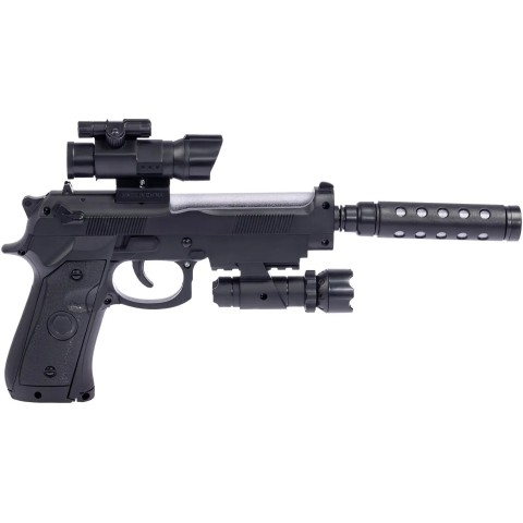 Пістолет світло-звуковий ZIPP Toys Beretta 92FS черный