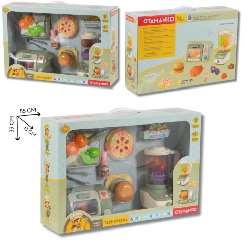 Игровой набор OTAMANKO ТЕХНОХАТКА: Домашнее угощение (духовка и блендер)