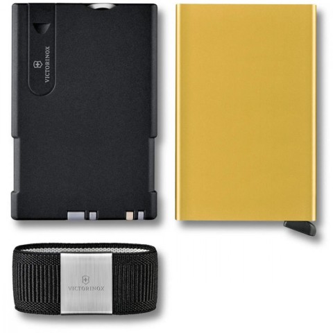Карта-мультитул Victorinox Smartcard Wallet Delightful Gold 104х65х17мм,10функ,жовт