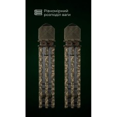 Жорсткі камербанди для плитоноски “М4” XS-XL (2 шт | Пряжка Спайдер | ММ14 “Піксель”) ТМ Балістика