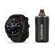 Смарт-часы Garmin Descent Mk3i (43 мм) карбоново-серые DLC титановые с черным силиконовым ремешком и Descent T2 Transceiver
