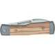 Нож Fox Gunstock, olive wood + titanium ц:brown