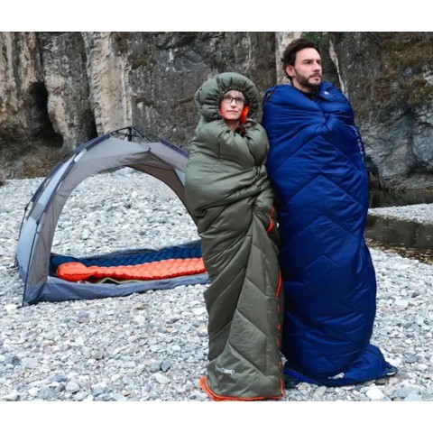 Спальний мішок KingCamp Huron 250 Comf +12°C / Lim +7°C / Extr -3°C Navy