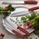Кухонний ніж Victorinox SwissClassic Bread лезо 21см хвил. для хліба з черв. ручкою (блістер)