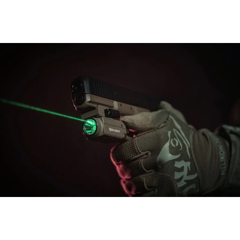 Фонарь с ЛЦУ Olight Baldr S Green Laser Flat Dark Earth