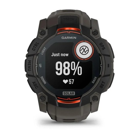 Смарт-часы Garmin Instinct 3 (50 мм) Solar черный/угольный