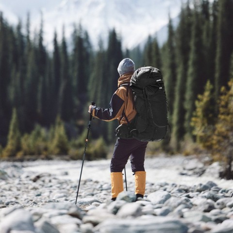Рюкзак туристичний Naturehike Helium CNK2450XB014, 70 л, чорний, L