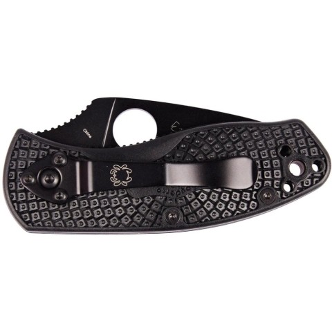 Ніж Spyderco Ambitious Lightweight Black Blade, 8Cr13MoV, FRN black