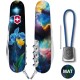 Складаний ніж Victorinox CAMPER DESIGN Блакитно-жовтий ірис