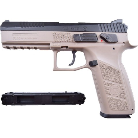 Пістолет пневматичний ASG CZ P-09 Pellet DT-FDE Blowback 4,5 мм (18524)