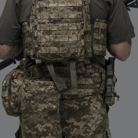 Тактичний розвантажувальний пояс Ukrarmor S/M Піксель