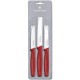 Набір кухонний Victorinox Paring Set 3шт з черв. ручкою (3 ножа)