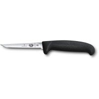 Кухонний ніж Victorinox Fibrox Poultry лезо 9см вузьке з чорн. ручкою