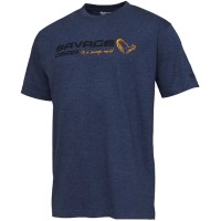Футболка Savage Gear Signature Logo T-Shirt L Blue melange