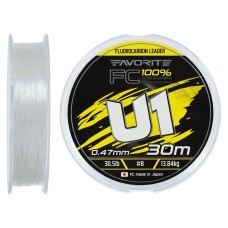 Флюорокарбон Favorite U1 FC 30m #8.0/0.47mm 30.5lb/13.84kg
