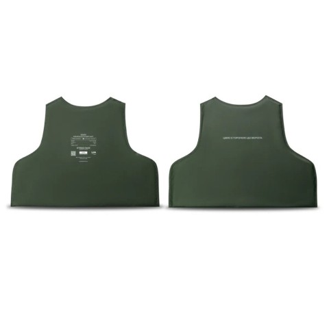 Комплект балістичних пакетів для бронежилета . Ukrarmor Перед та спина. L/XL 1