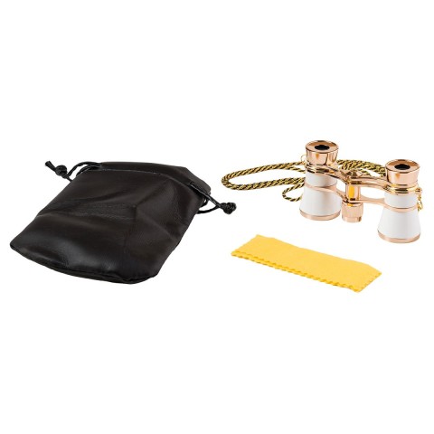 Театральний бінокль SIGETA TEATRUM C 3x25 (з ланцюжком) White