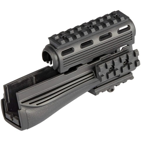 Цевье ATI для АК,с 4 планками Пикатинни и основанием для антабки