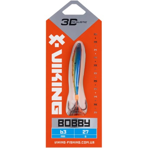 Бокоплав Viking Fishing Bobby 63mm 27.0g #02 Green Glam