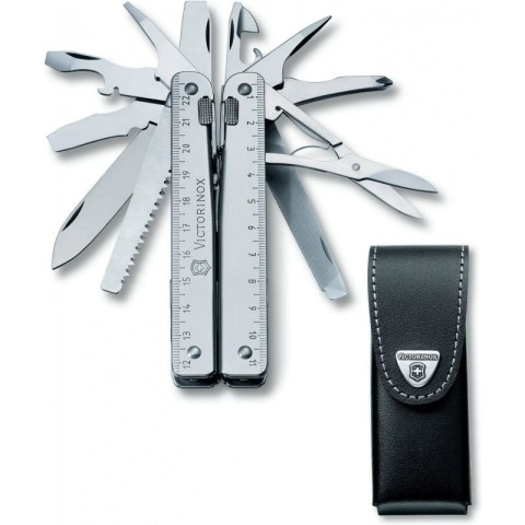 Мультитул Victorinox Swisstool X 115мм,28функ+чорн.шкір.чохол