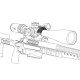 Набір кріплень Vector Optics на моноблок X-ACCU 30 мм для коліматорів