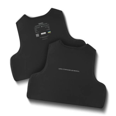 Комплект балістичних пакетів для бронежилета. Ukrarmor Перед та спина. S/M 2