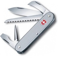 Ніж Victorinox Swiss Army 7 93мм,7функ,ріфл.срібл
