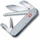 Ніж Victorinox Swiss Army 7 93мм,7функ,ріфл.срібл