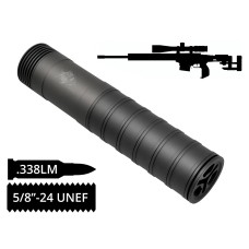 Глушник розбірний для високоточних гвинтівок AFTactical S56, .338 Lapua Mag, 5/8x24 UNEF