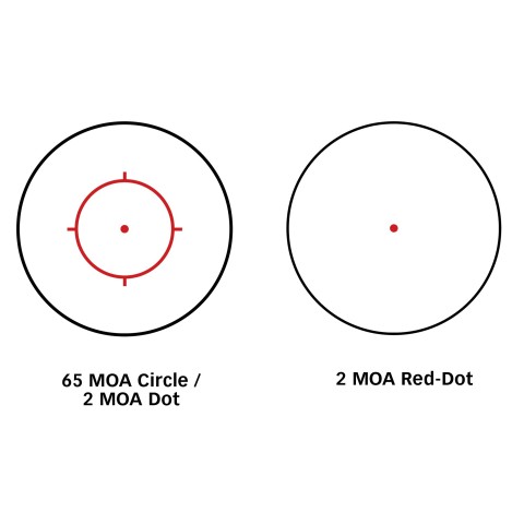 Прицел коллиматорный ROMEO 5 XDR COMPACT RED DOT SIGHT, 1X20MM, 2 MOA RED DOT 65 MOA CIRCLE