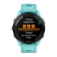 Смарт-часы Garmin Forerunner 265 с черным безелем, корпусом цвета аква и аква-черным силиконовым ремешком