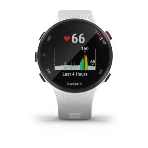 Смарт-часы Garmin Forerunner 45S с белым ремешком