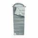 Спальник з капюшоном із звичайним мішком для зберігання Naturehike M400 CNK2350WS023, (1°C), правий, сірий
