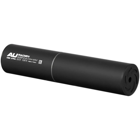 Глушитель ASE UTRA Radien 6.5 мм М15х1, алюминиевый ц:черный