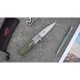 Ніж складаний туристичний Ganzo G743-2 (8.7 см) 440C шорсткий / G10 зелений