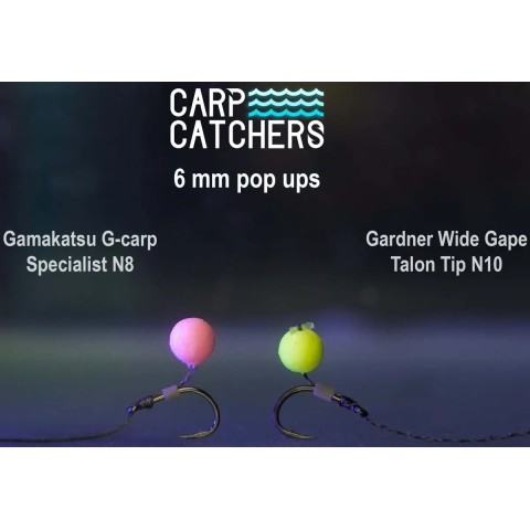 Бойлы Carp Catchers Pop-Up Flat Method Acid Pear 6mm