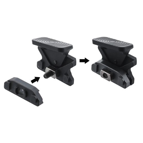 Упор Leapers Angled Mount, M-LOK, Aluminum ц:black