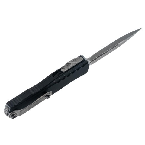 Ніж Microtech Cypher II D/E OTF, Apoc, чорне руків'я