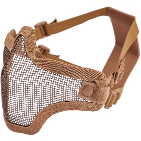 Маска для страйкбола ASG метал, нижняя половина tan
