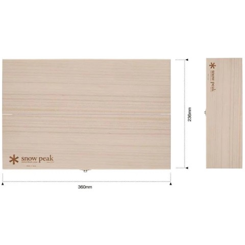 Нож кух. Snow Peak CS-208 Cutting Board Set L + разделочная доска