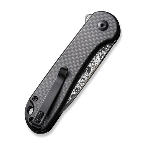 Ніж складаний кишеньковий Civivi Elementum II, (7.5 см) Damascus / Carbon Fiber & G10
