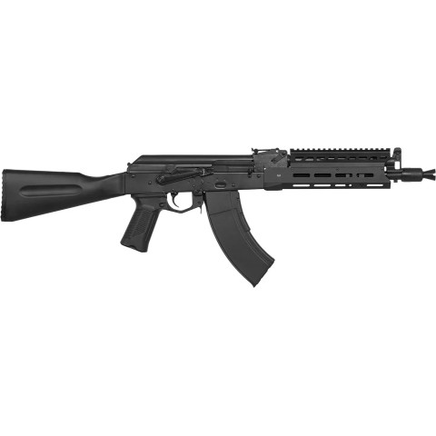 Страйкбольная винтовка LCT АК-104 AEG 6 мм с цевьем M-LOK ц:cashmir black